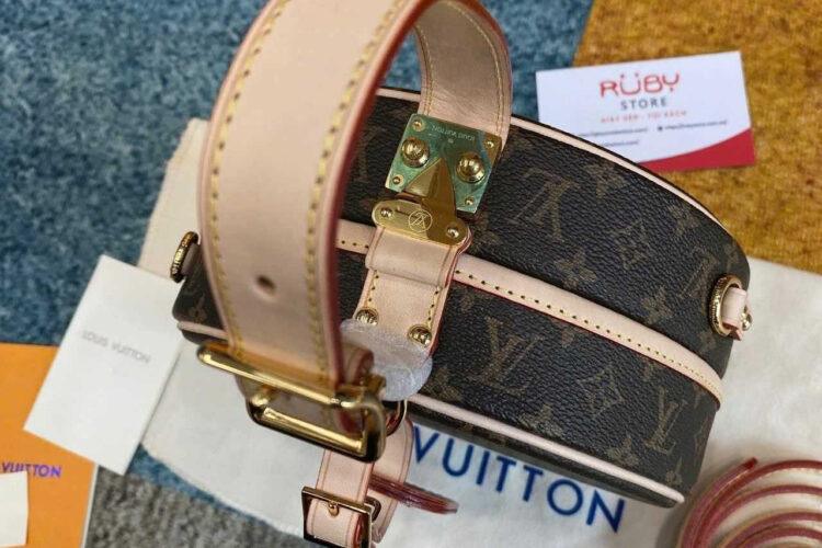 Túi LV Petite Boite Chapeau M43514 Monogram Nâu
