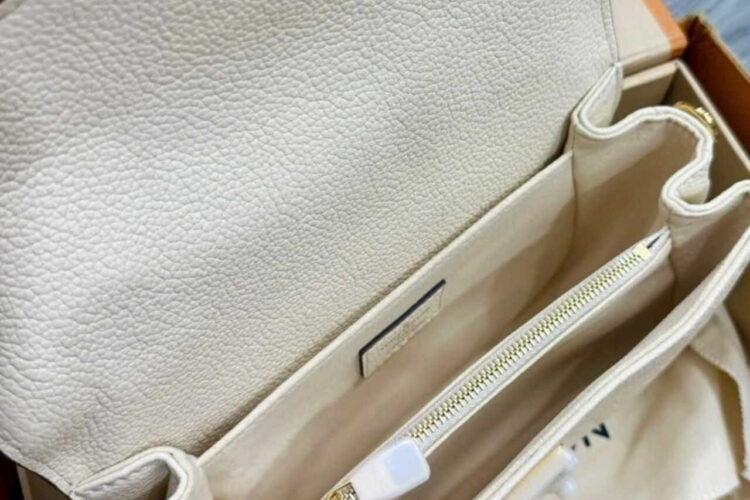 Túi LV Pochette Métis East West M22942 Creme Monogram Empreinte Kem