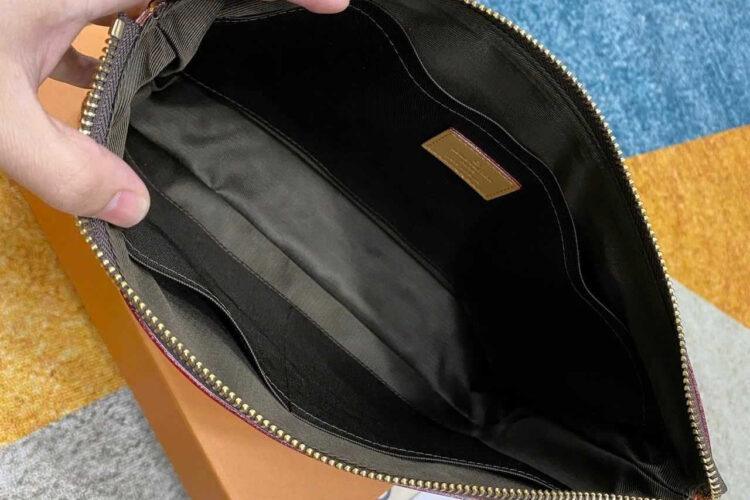 Túi LV Tyler Pochette Voyage Souple M83568 Chocolate Monogram Craggy Nâu