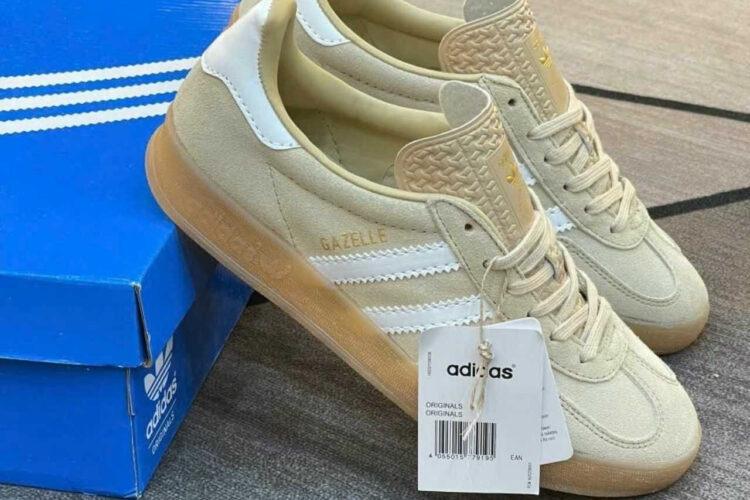 giày adidas Gazelle Indoor Magic Beige White Gum Rep 1 1