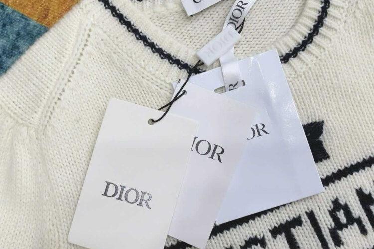 Áo Dior Short Sleeved Sweater Ecru Màu Kem Like Auth