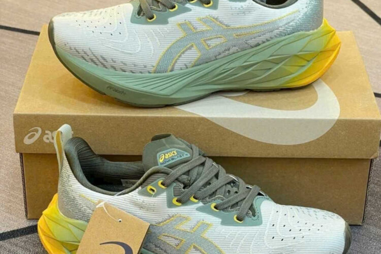 Giày Asics Novablast 4 Cool Matcha Yellow Xanh Vàng Rep 1 1