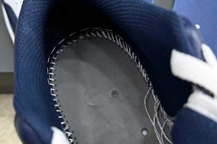Giày Jordan 1 Low Midnight Navy Màu Trắng Xanh Navy