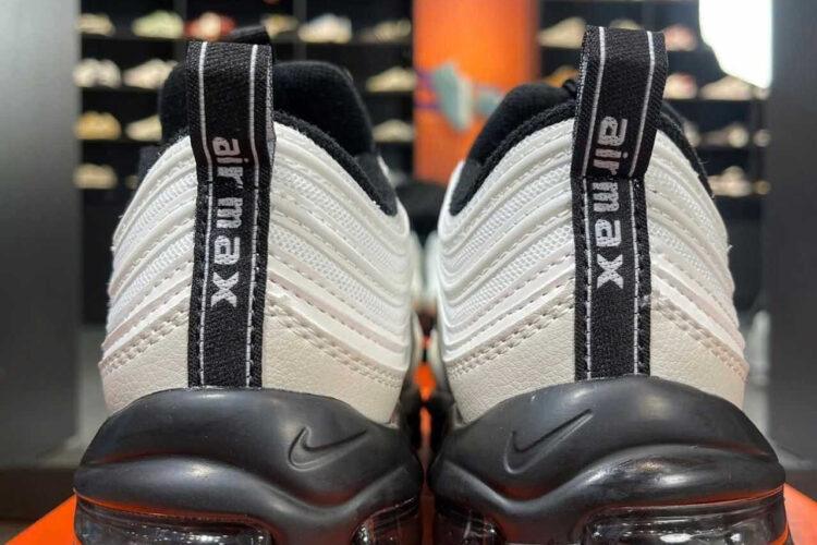 Giày Nike Air Max 97 Light Bone Black Trắng Kem Đen