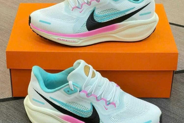 Giày Nike Air Zoom Pegasus 41 White Coconut Milk Playful Pink Xanh Hồng