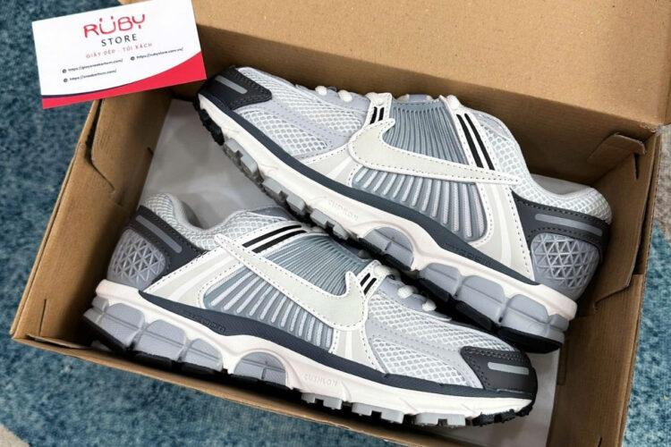 Giày Nike Vomero 5 Platinum White Grey Silver Trắng Xám Bạc