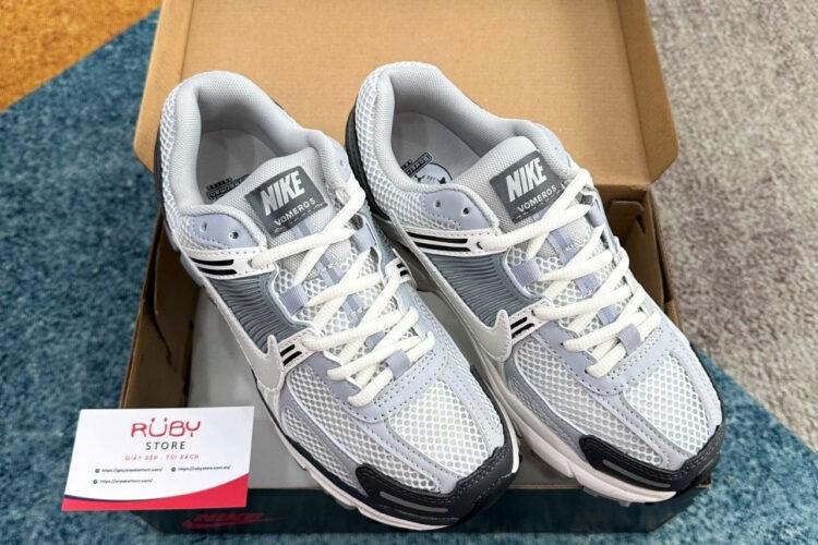 Giày Nike Vomero 5 Platinum White Grey Silver Trắng Xám Bạc