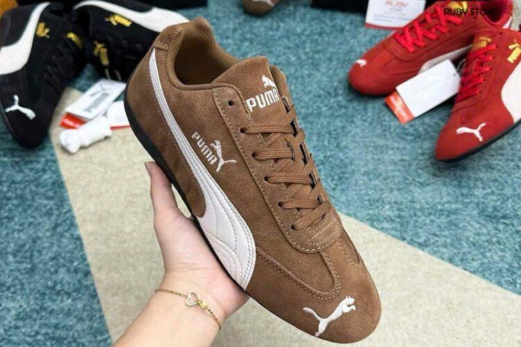 Giày Puma Speedcat Archive Haute Coffee Frosted Ivory Màu Nâu