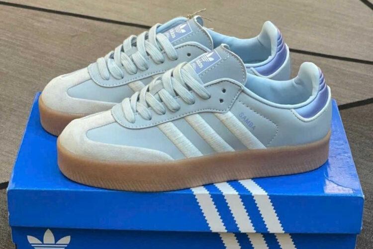 Giày adidas Sambae Halo Blue Spark Metallic Xanh Dương Rep 1 1