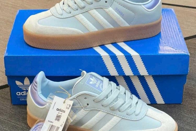 Giày adidas Sambae Halo Blue Spark Metallic Xanh Dương Rep 1 1