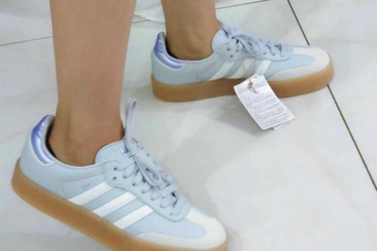 Giày adidas Sambae Halo Blue Spark Metallic Xanh Dương Rep 1 1