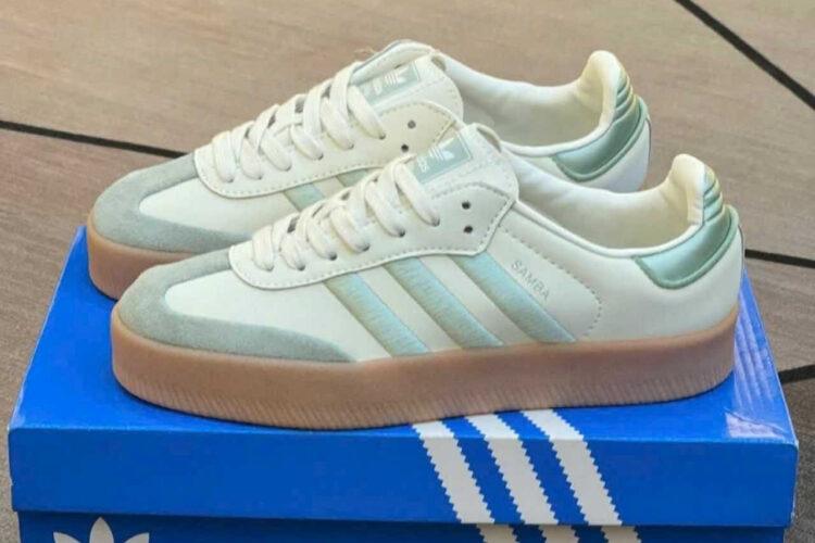 Giày adidas Sambae Linen Green Xanh Mint Rep 1 1