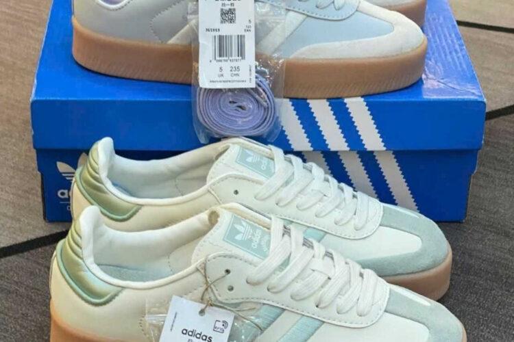 Giày adidas Sambae Linen Green Xanh Mint Rep 1 1