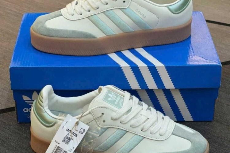 Giày adidas Sambae Linen Green Xanh Mint Rep 1 1