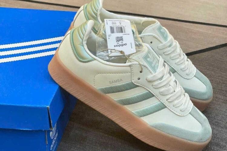 Giày adidas Sambae Linen Green Xanh Mint Rep 1 1