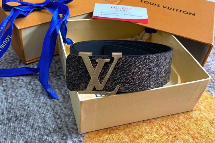thắt lưng LV Initiales 40MM Reversible Belt Monogram GHW