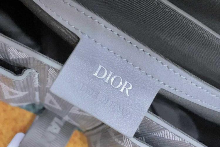 Túi Dior Hit The Road Bag With Strap Gray Diamond Canvas Xám