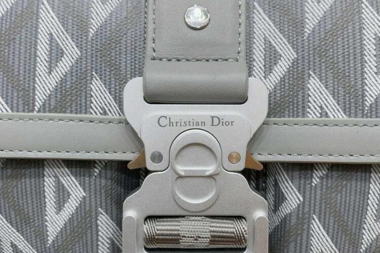 Túi Dior Hit The Road Bag With Strap Gray Diamond Canvas Xám