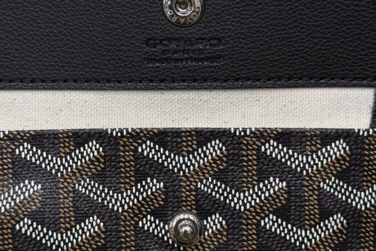 Túi Goyard Anjou Mini Reversible Bag Goyardine and Leather Black đen