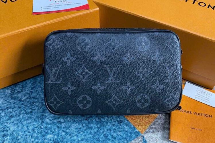 Túi LV Nano Alpha M82542 Black Monogram Eclipse Đen Xám