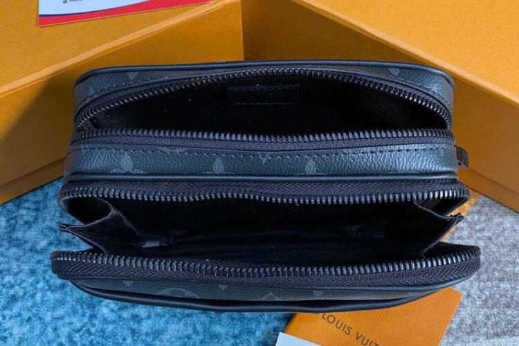 Túi LV Nano Alpha M82542 Black Monogram Eclipse Đen Xám