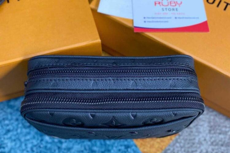 Túi LV Nano Alpha M82544 Black Monogram Shadow Đen