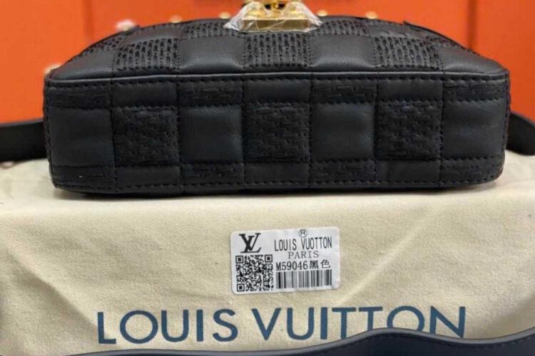 Túi LV Pochette Troca PM M59046 Black Màu Đen