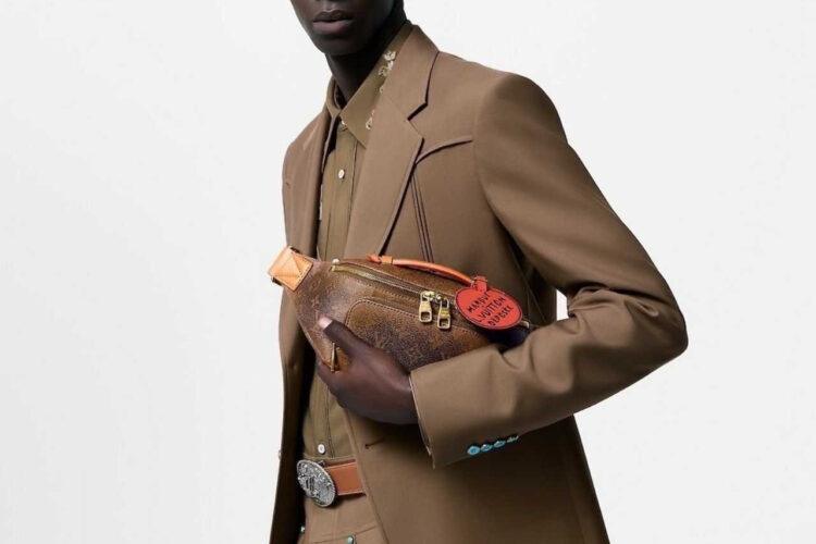 Túi LV Rush Bumbag M11539 Monogram Dust Canvas Nâu