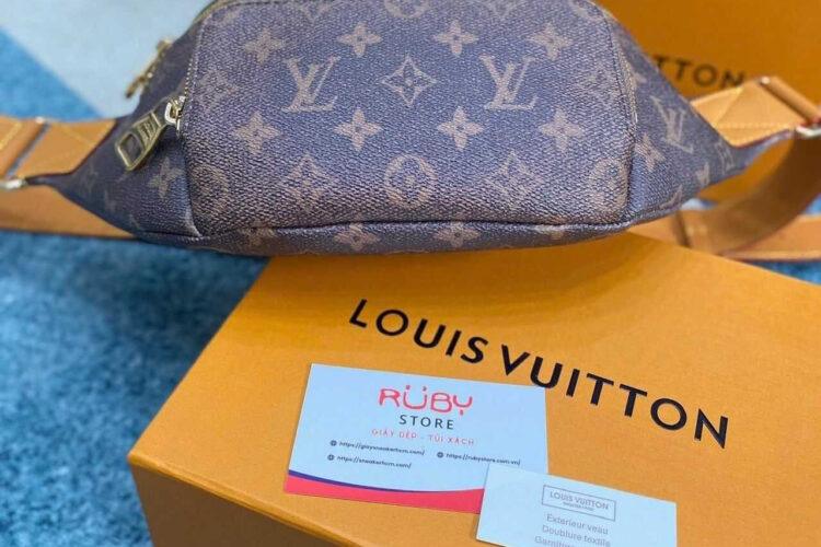 Túi LV Rush Bumbag M11539 Monogram Dust Canvas Nâu