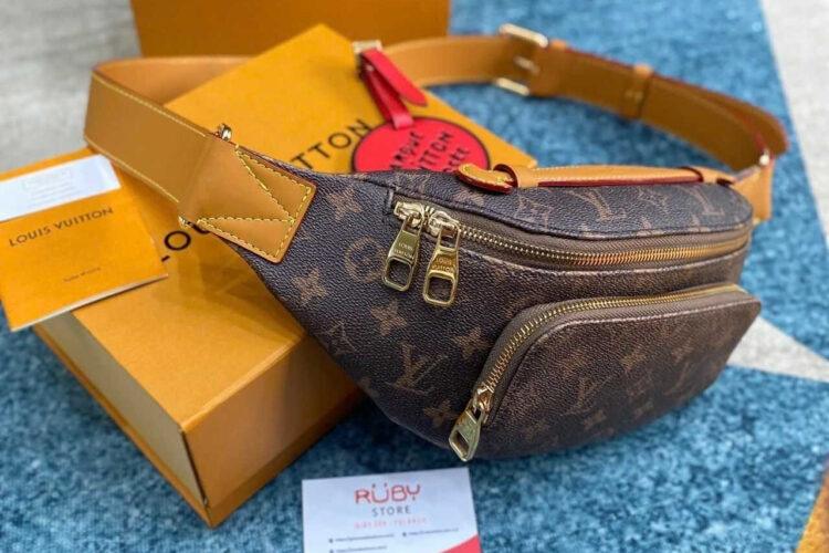 Túi LV Rush Bumbag M11539 Monogram Dust Canvas Nâu