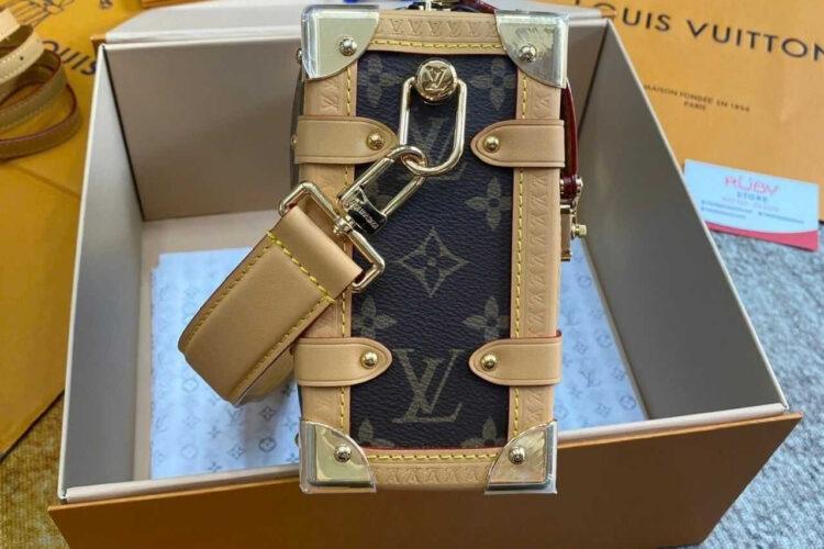 Túi LV Side Trunk MM M46358 Monogram Màu Nâu