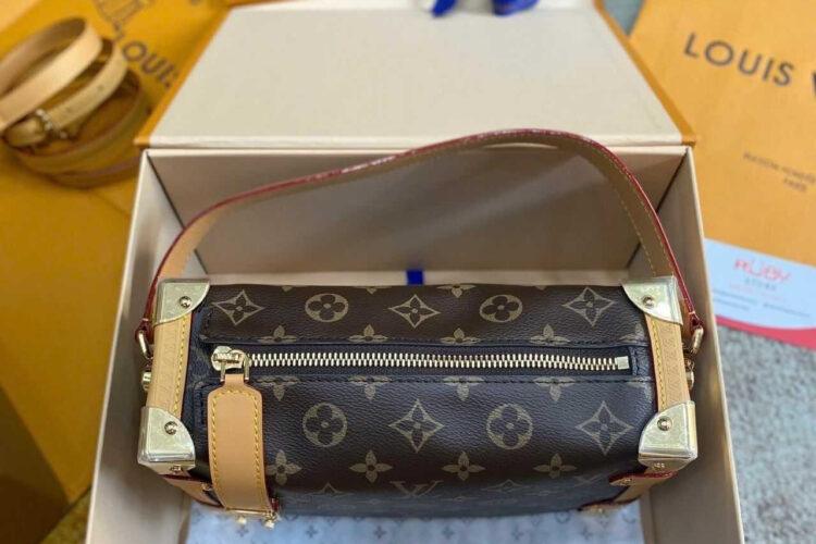 Túi LV Side Trunk MM M46358 Monogram Màu Nâu
