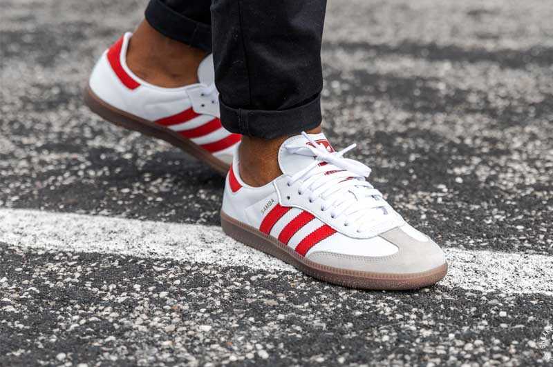 Adidas Samba OG White Better Scarlet