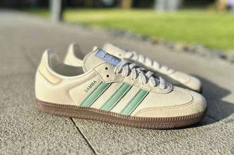 giày Adidas Samba OG Hazy Green