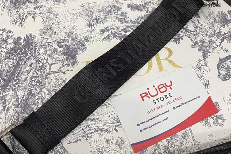 Túi Dior Saddle Triple Pouch Màu Đen Oblique Jacquard Siêu Cấp TT