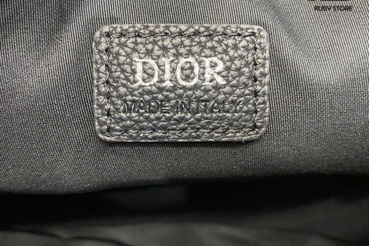 Túi Dior Saddle Triple Pouch Màu Đen Oblique Jacquard Siêu Cấp TT