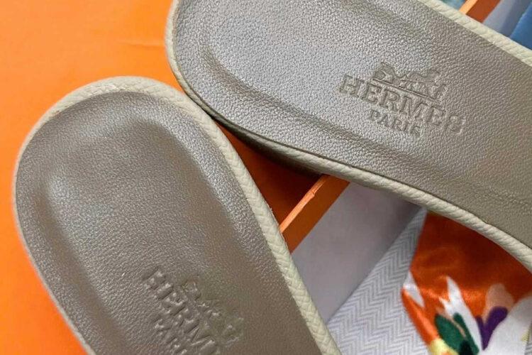 Dép Hermes Oasis Sandal Beige Epsom Etoupe Màu Be