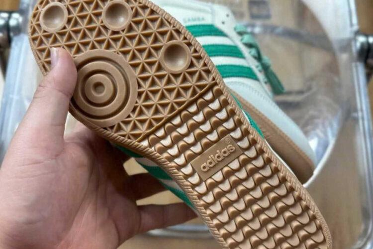Giày Adidas Samba OG Off White Court Green Trắng Xanh Lá