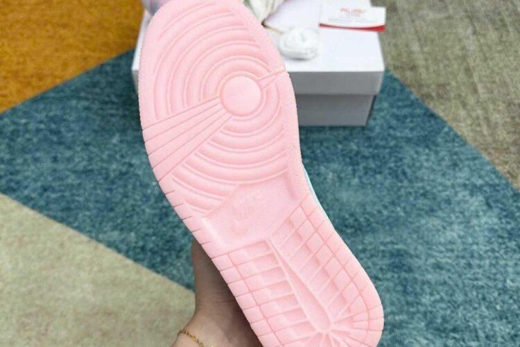 Giày Jordan 1 Low SE Paw Print Pink Foam Trắng hồng