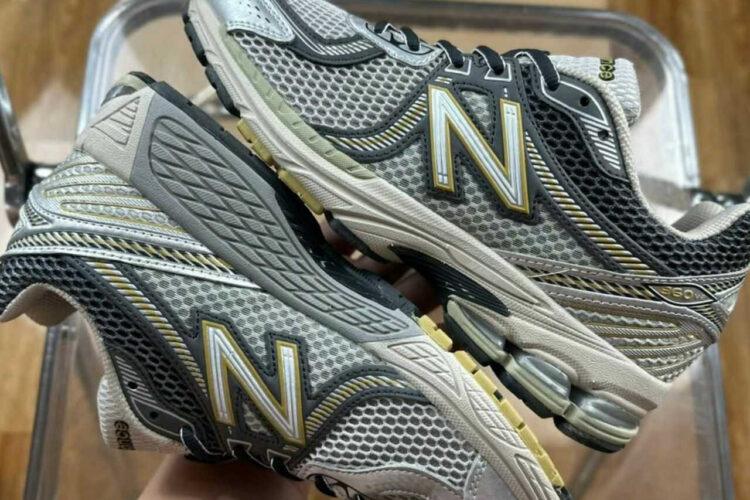Giày New Balance 860 V2 Earth Rain Cloud Xám Vàng Đen