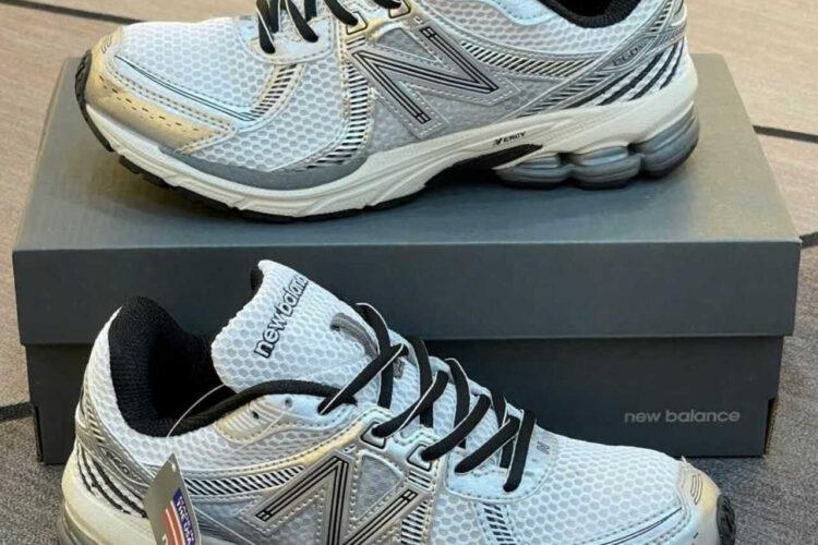 Giày New Balance 860 V2 Milky Way Pack Optic White Trắng Bạc