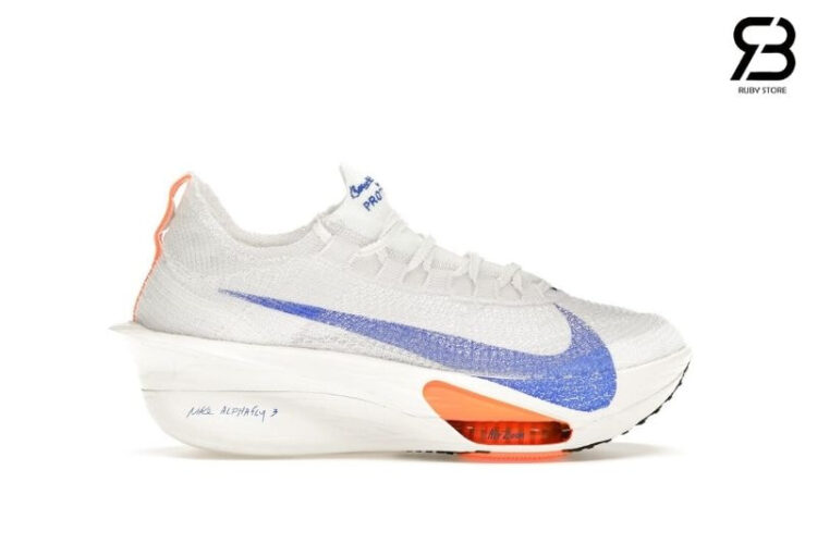 Giày Nike Air Zoom Alphafly Next% 3 FP Blueprint Pack Trắng Xanh Cam