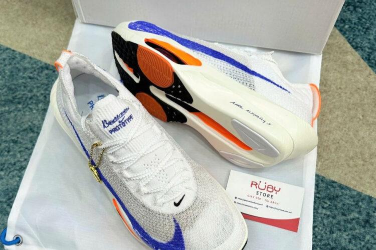 Giày Nike Air Zoom Alphafly Next% 3 FP Blueprint Pack Trắng Xanh Cam