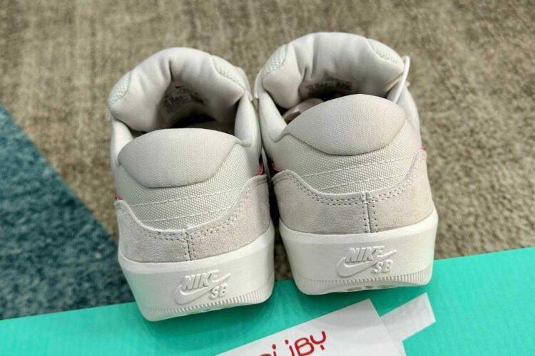 Giày Nike SB Force 58 Platinum Tint Dark Red Xám đỏ