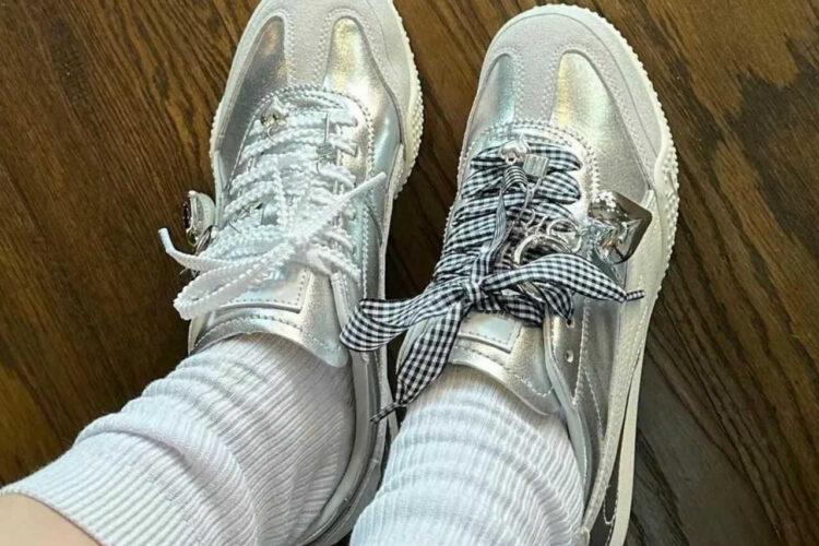 Giày Puma Bella UT Silver White Màu bạc trắng