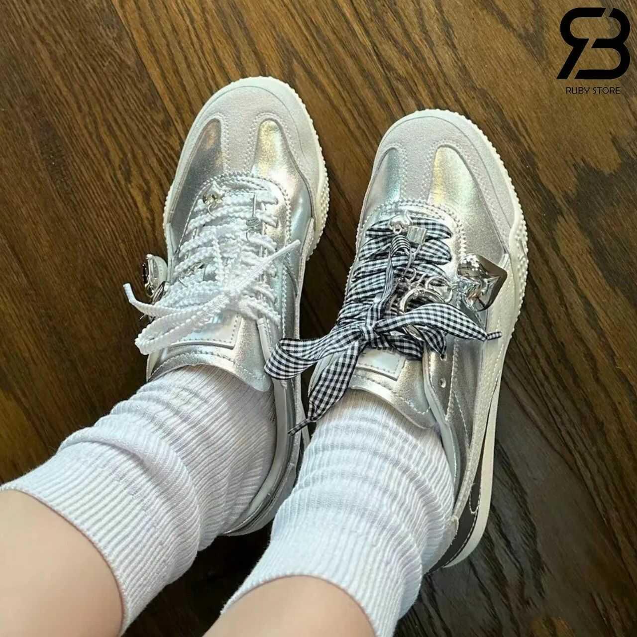 Giày Puma Bella UT Silver White Màu bạc trắng