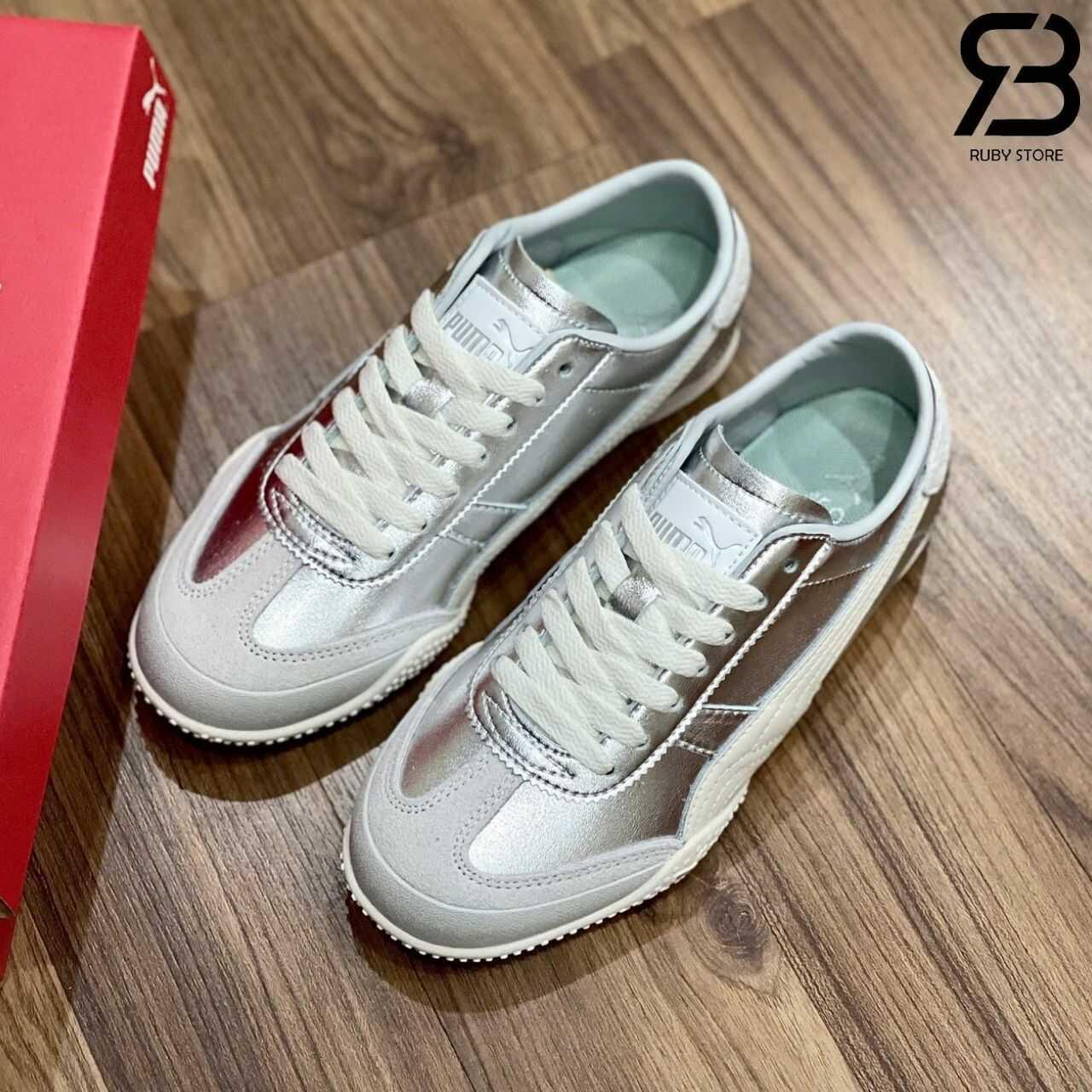 Giày Puma Bella UT Silver White Màu bạc trắng