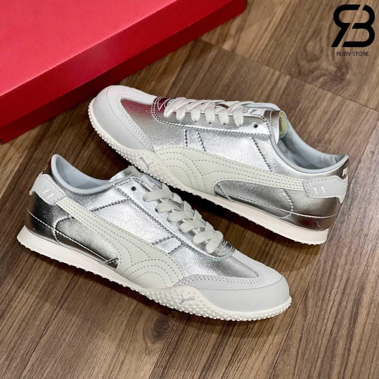 Giày Puma Bella UT Silver White Màu bạc trắng