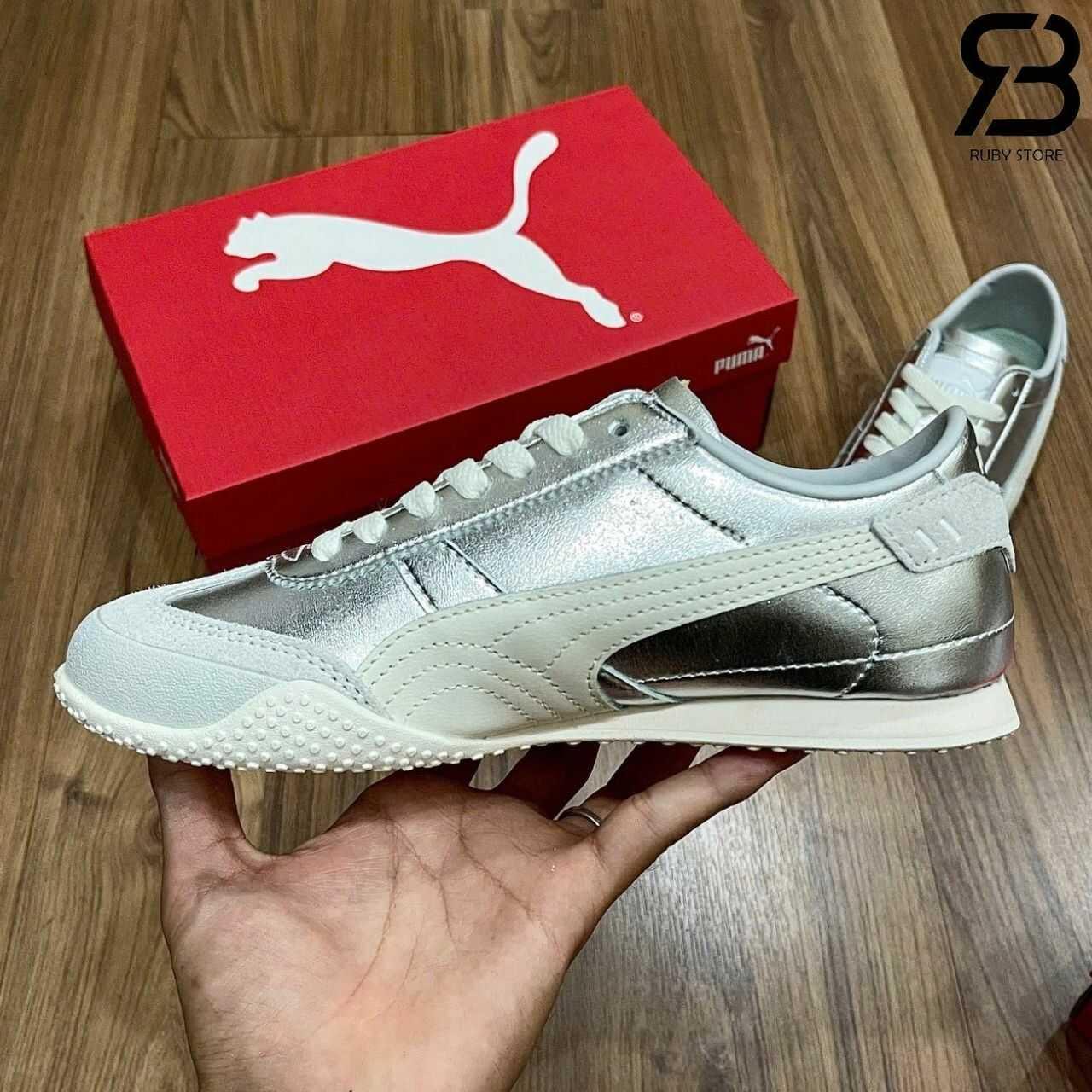 Giày Puma Bella UT Silver White Màu bạc trắng
