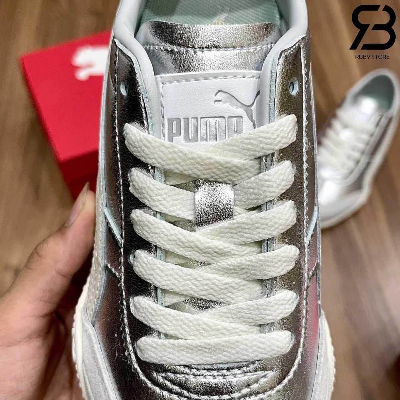 Giày Puma Bella UT Silver White Màu bạc trắng